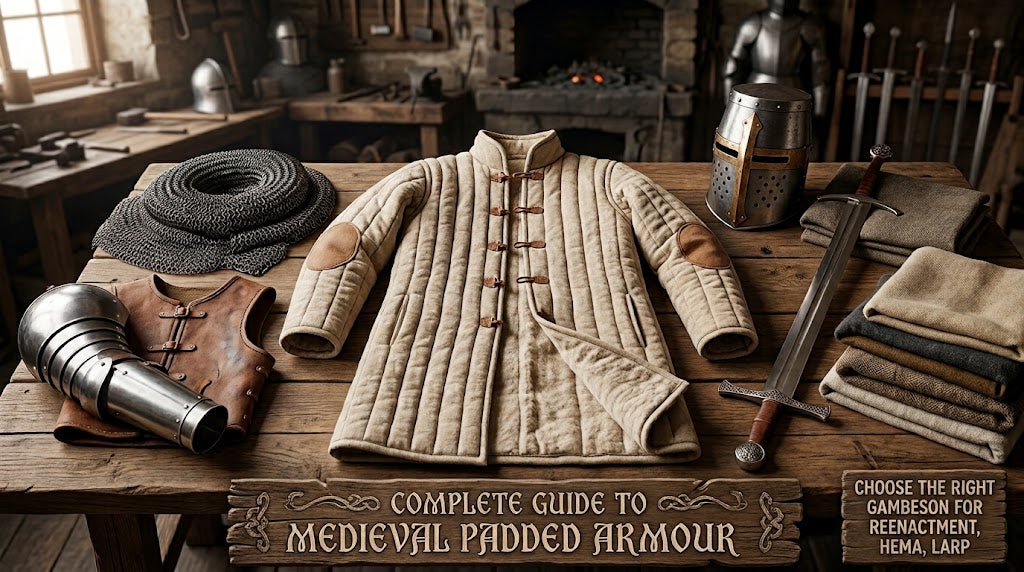 Medieval gambeson padded Armour guide