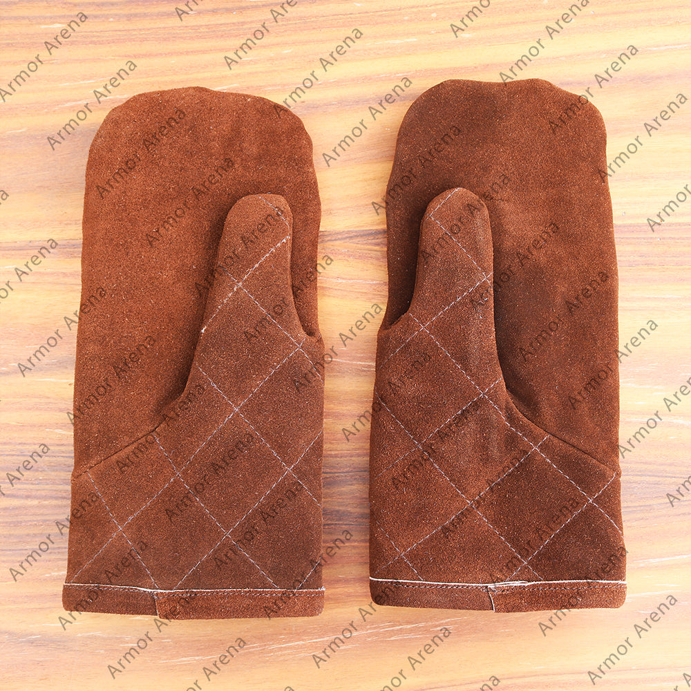 Medieval Suede Mittens