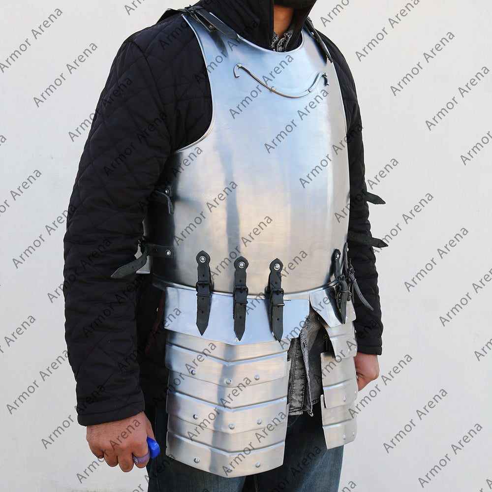 15th Century Cuirass (Front + Back) with Tassets