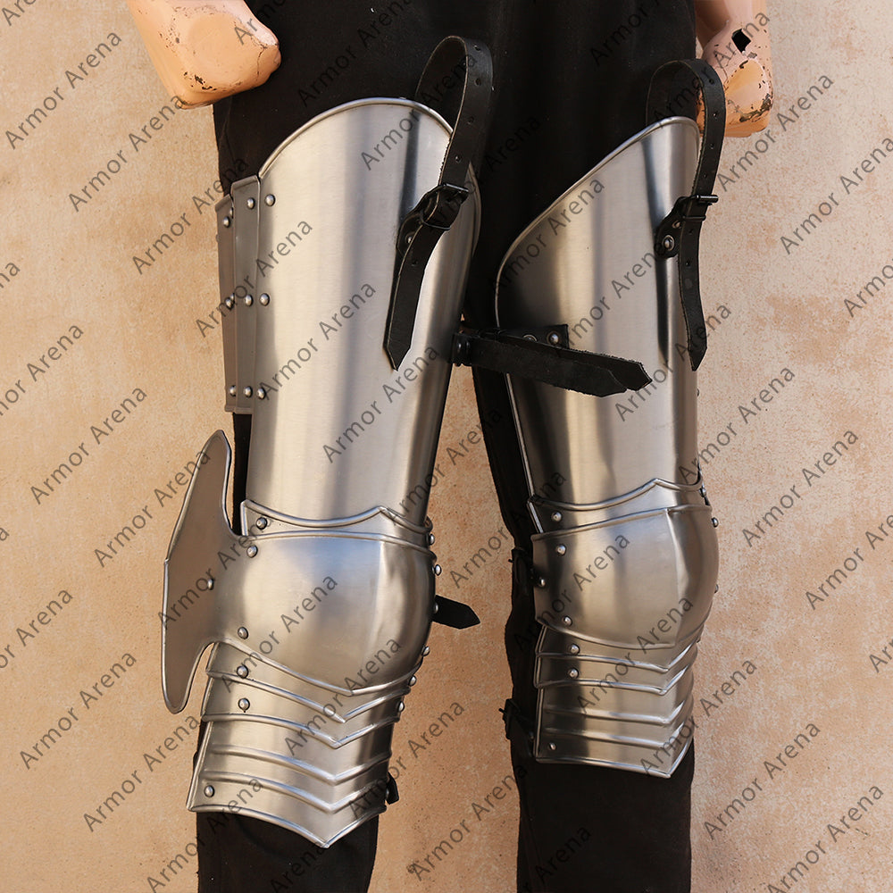 Medieval Knight Half Leg Armour