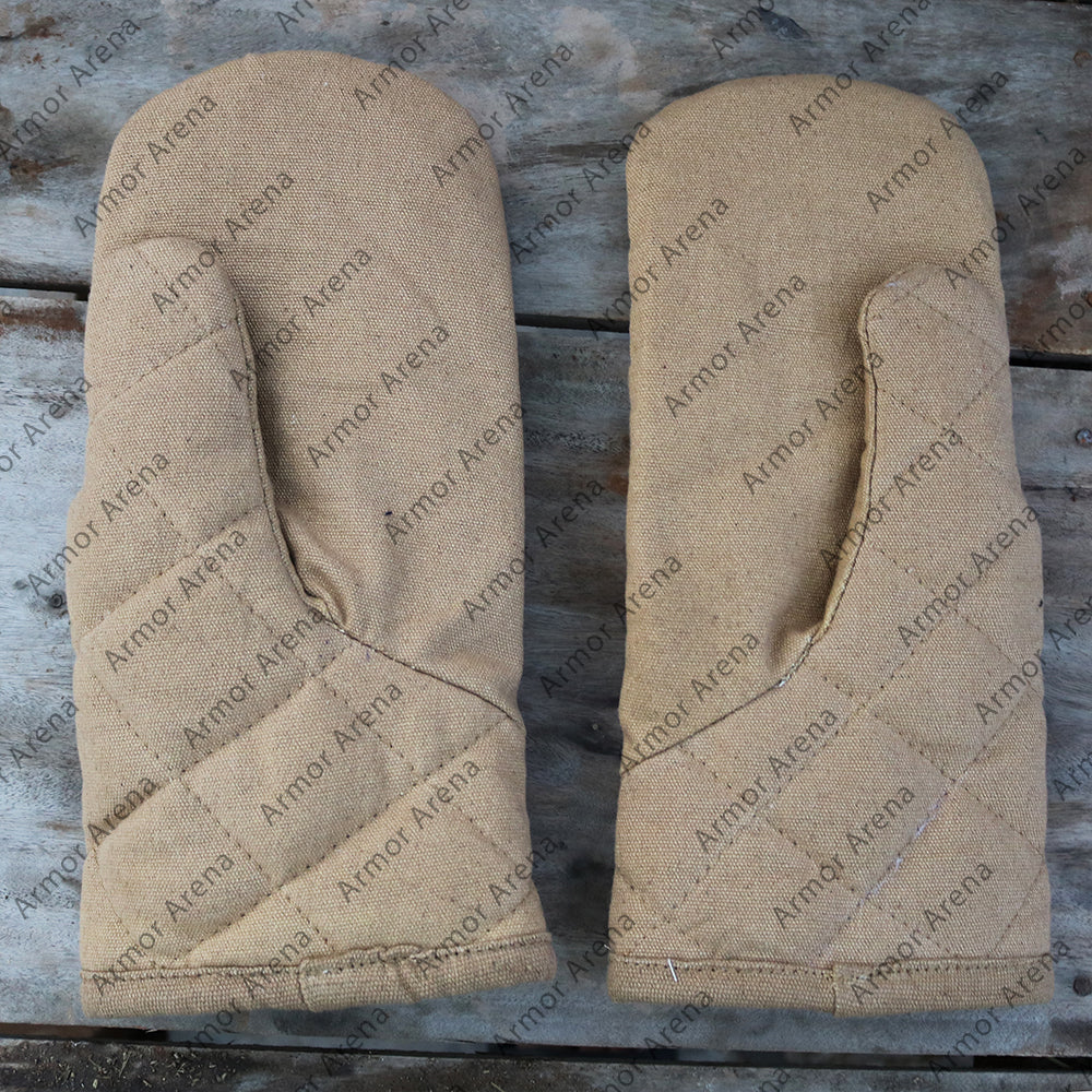 Canvas Padded Mittens