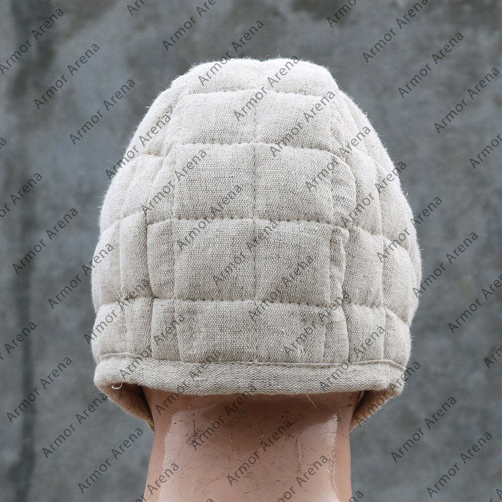 Lothar Padded Arming Linen Cap Version 2
