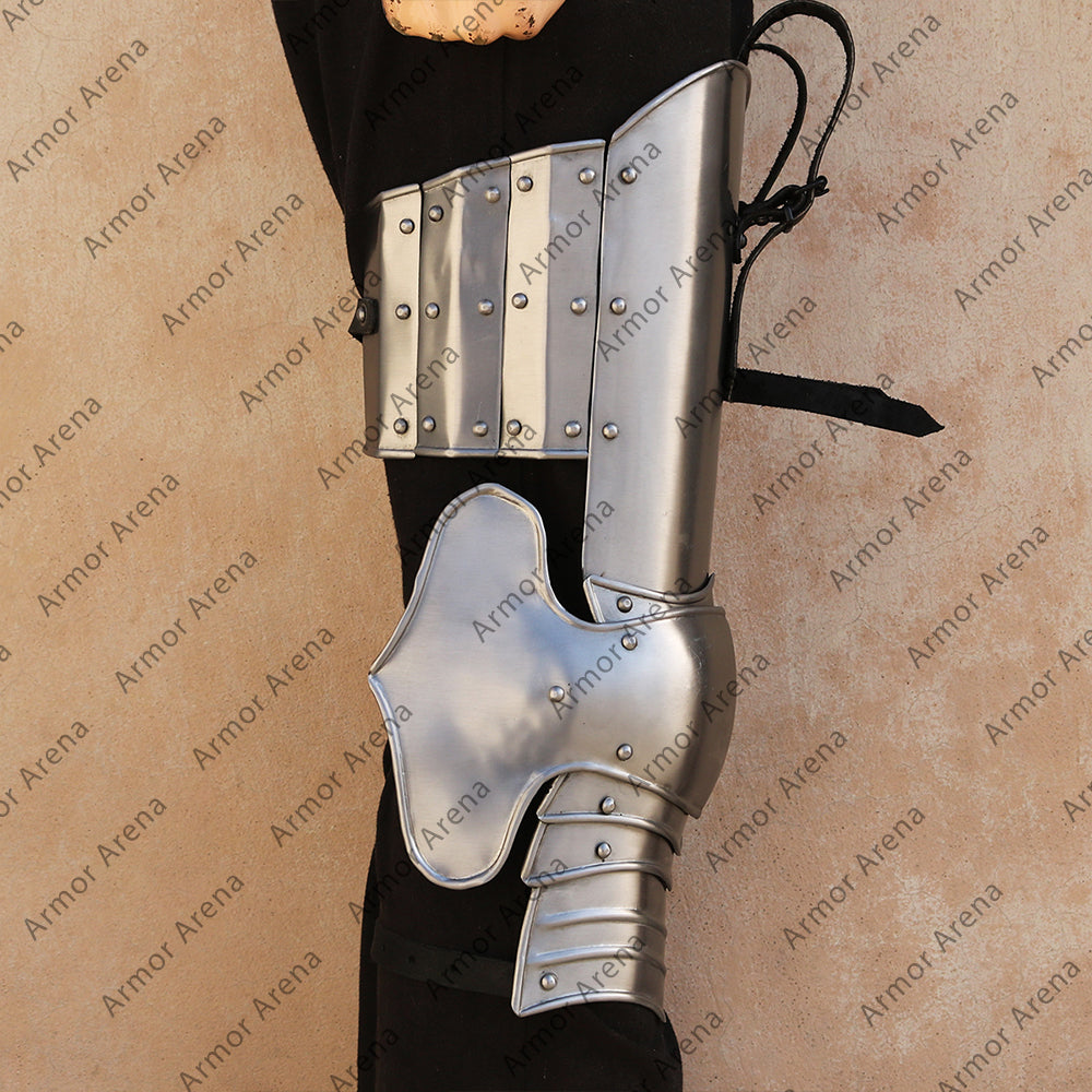 Medieval Knight Half Leg Armour