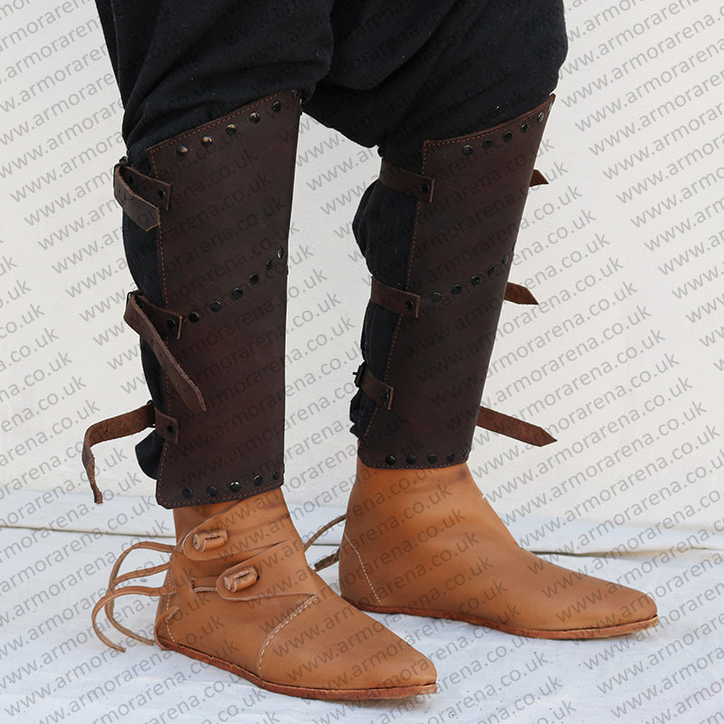 Boromir Leather Greaves
