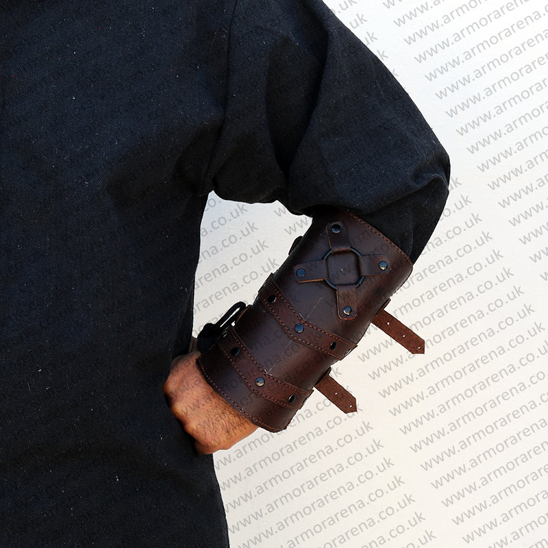 Conan Barbarian Leather Bracers