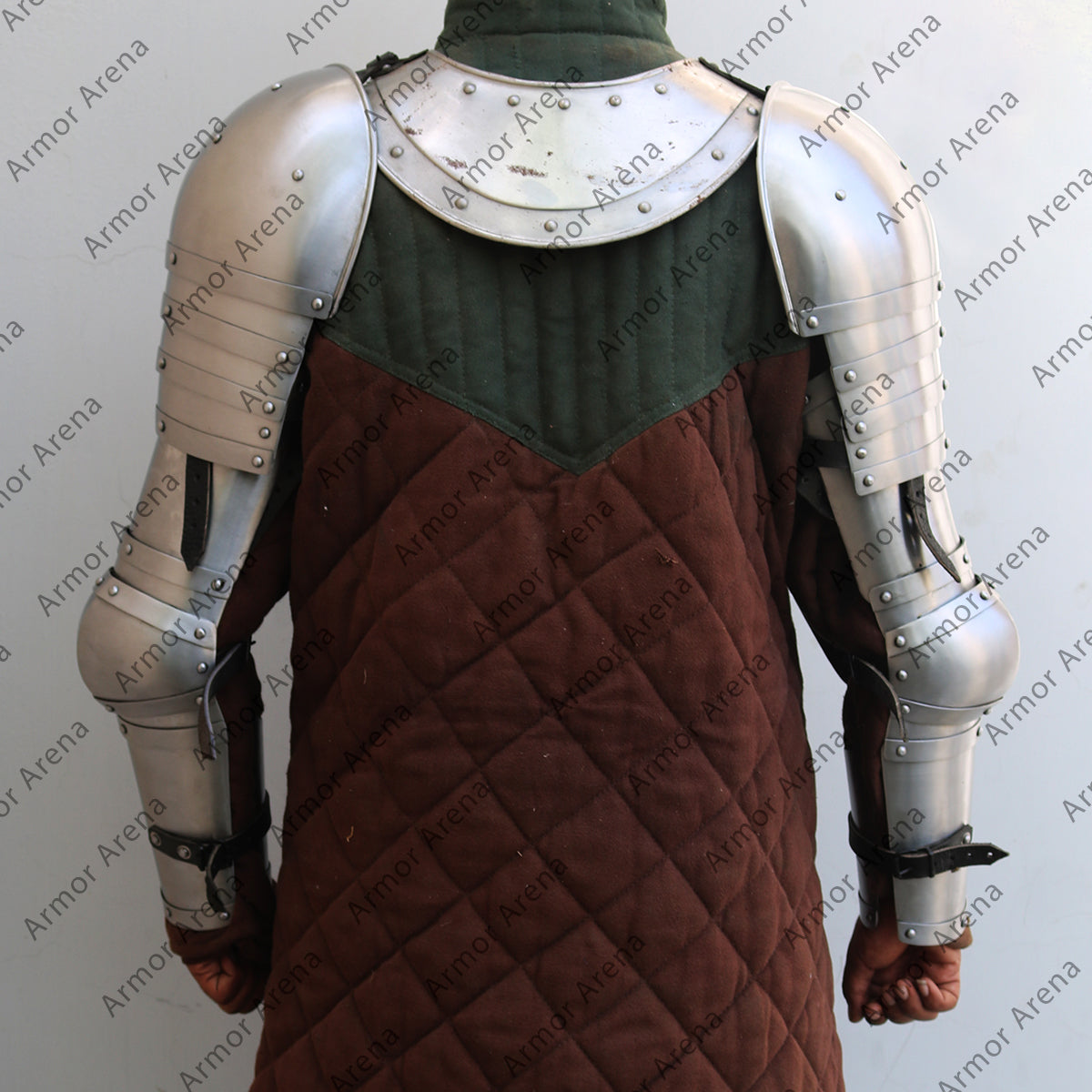 Knight Plate Arms And Shoulders Of 14th Century