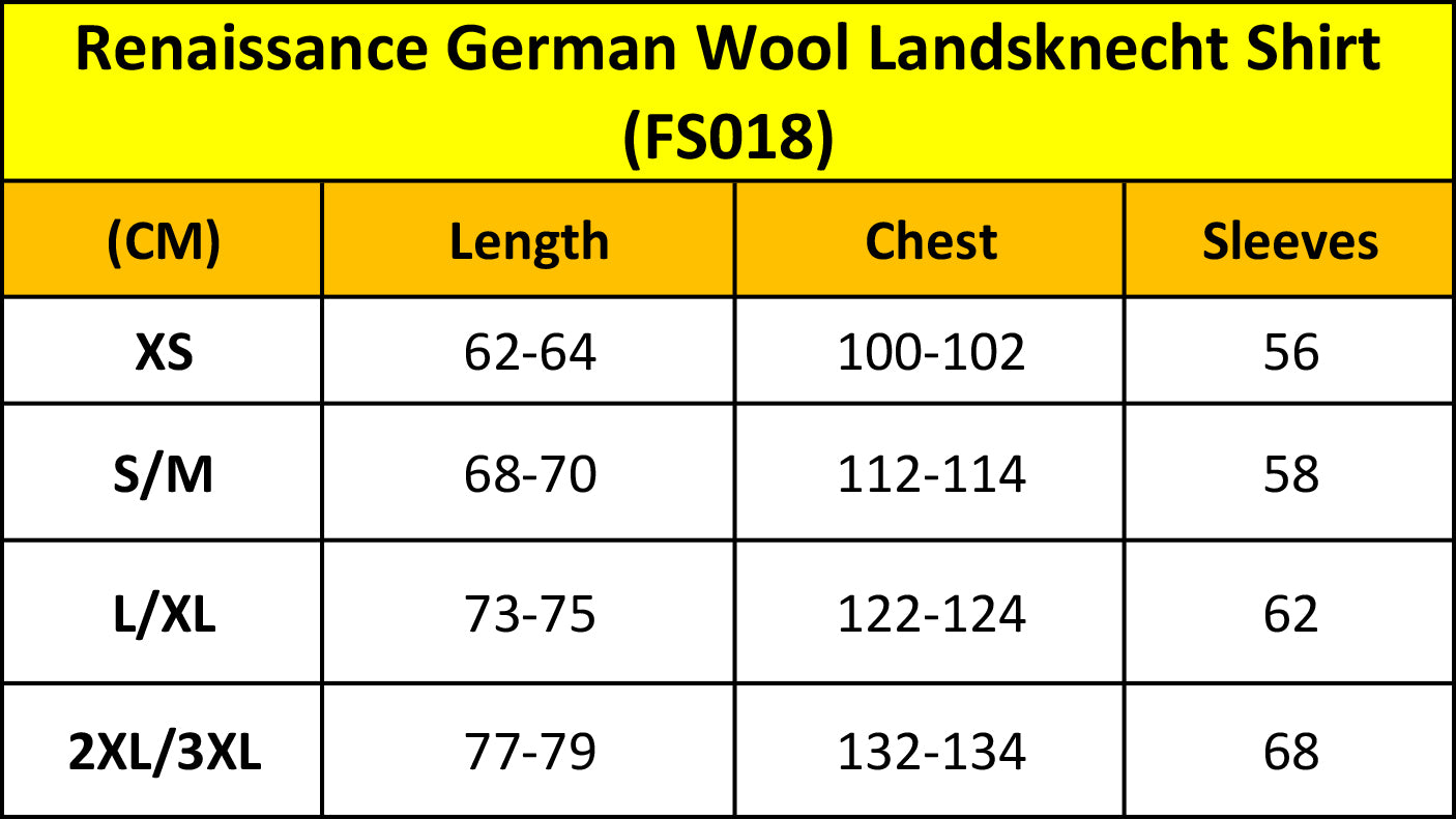 Renaissance German Wool Landsknecht Suit