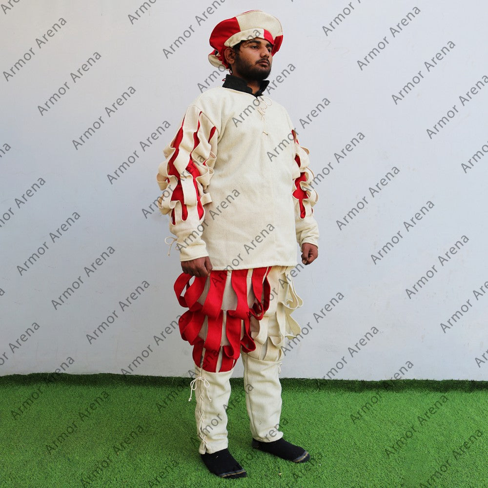 Wool Frundsberg Landsknecht Suit With Beret
