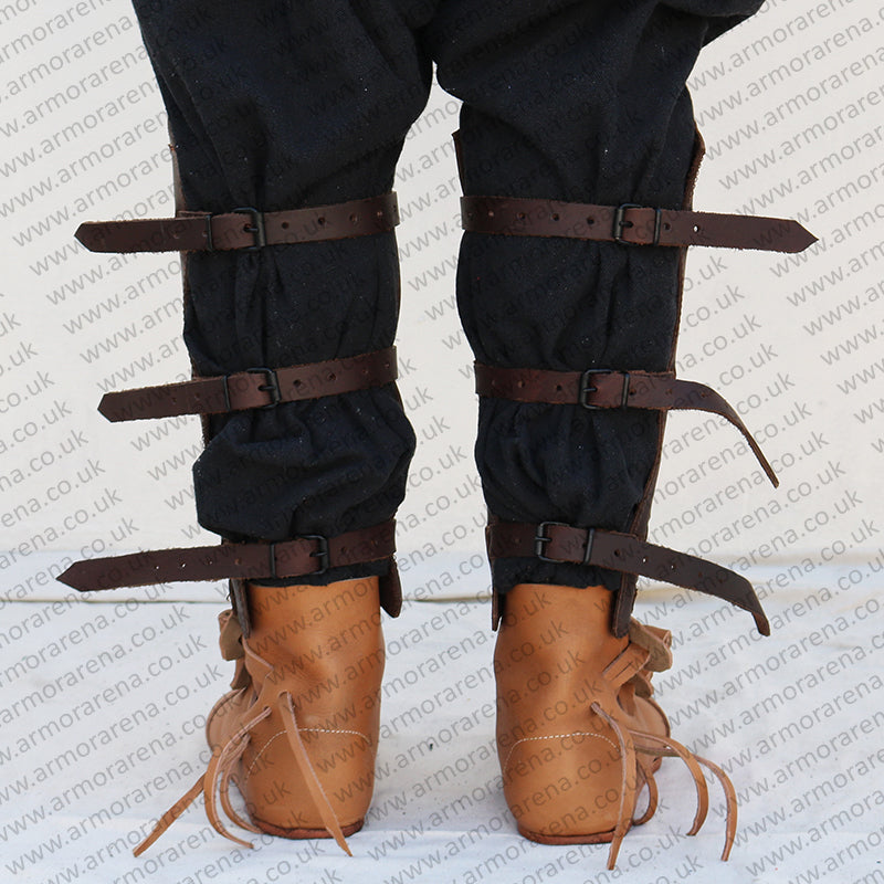 Giotto Leather Greaves