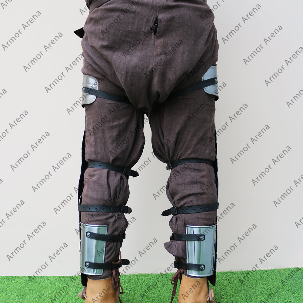 Knight Leg Guard with Backplate