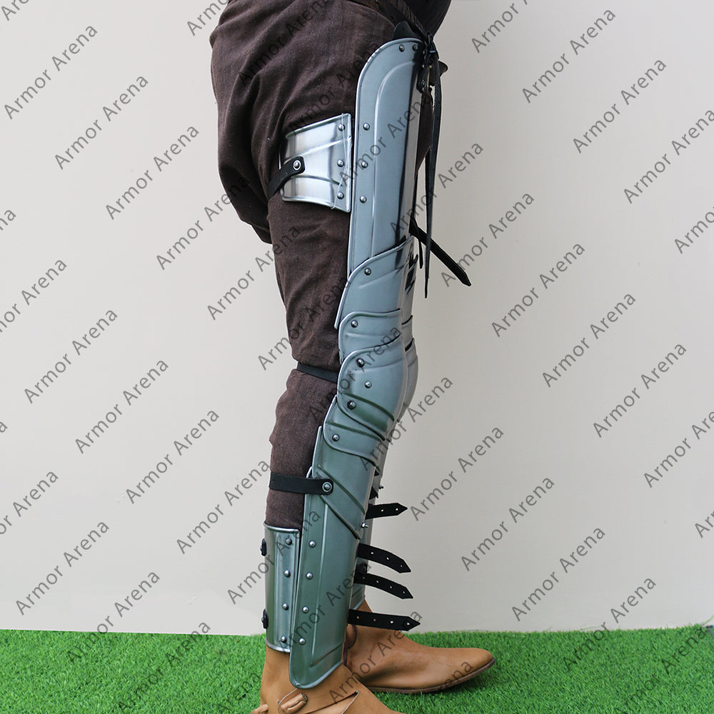 Knight Leg Guard with Backplate
