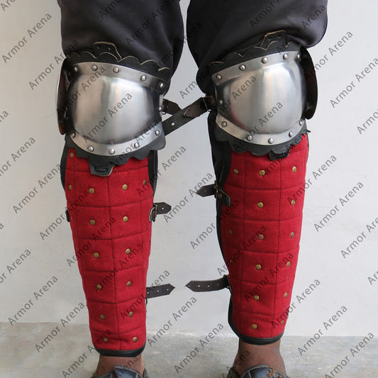 Woolen Greave with Knee