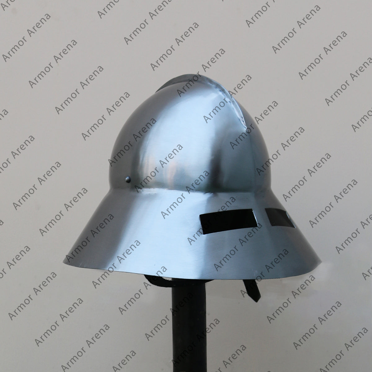Guardsman helmet / Medieval Kettle Hat with Oculars (Eye Slits)