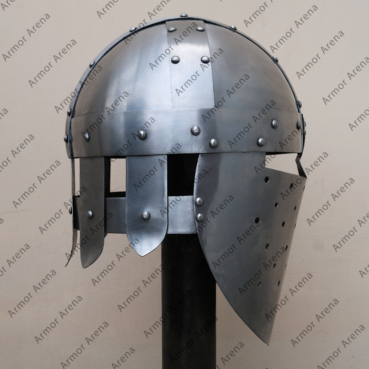 Fluted Norman Helmet