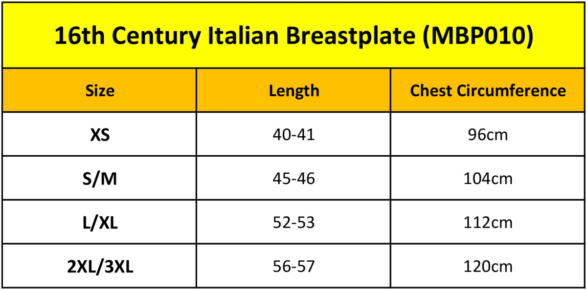 16th Century Italian Breastplate