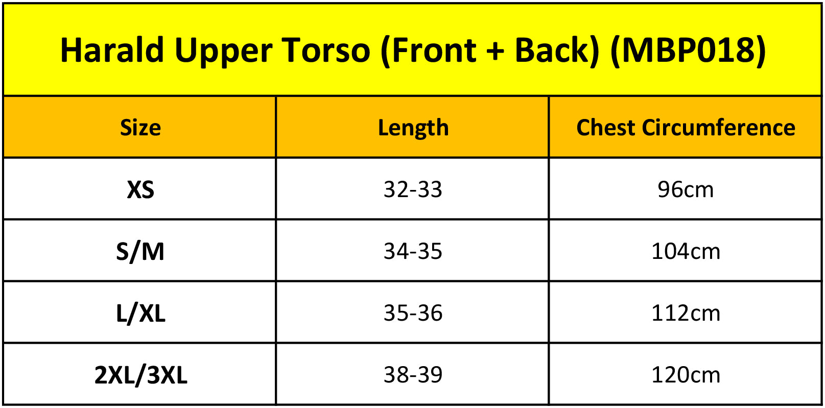 Harald Upper Torso (Front + Back)