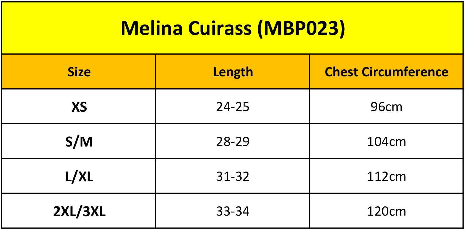 Melina Cuirass