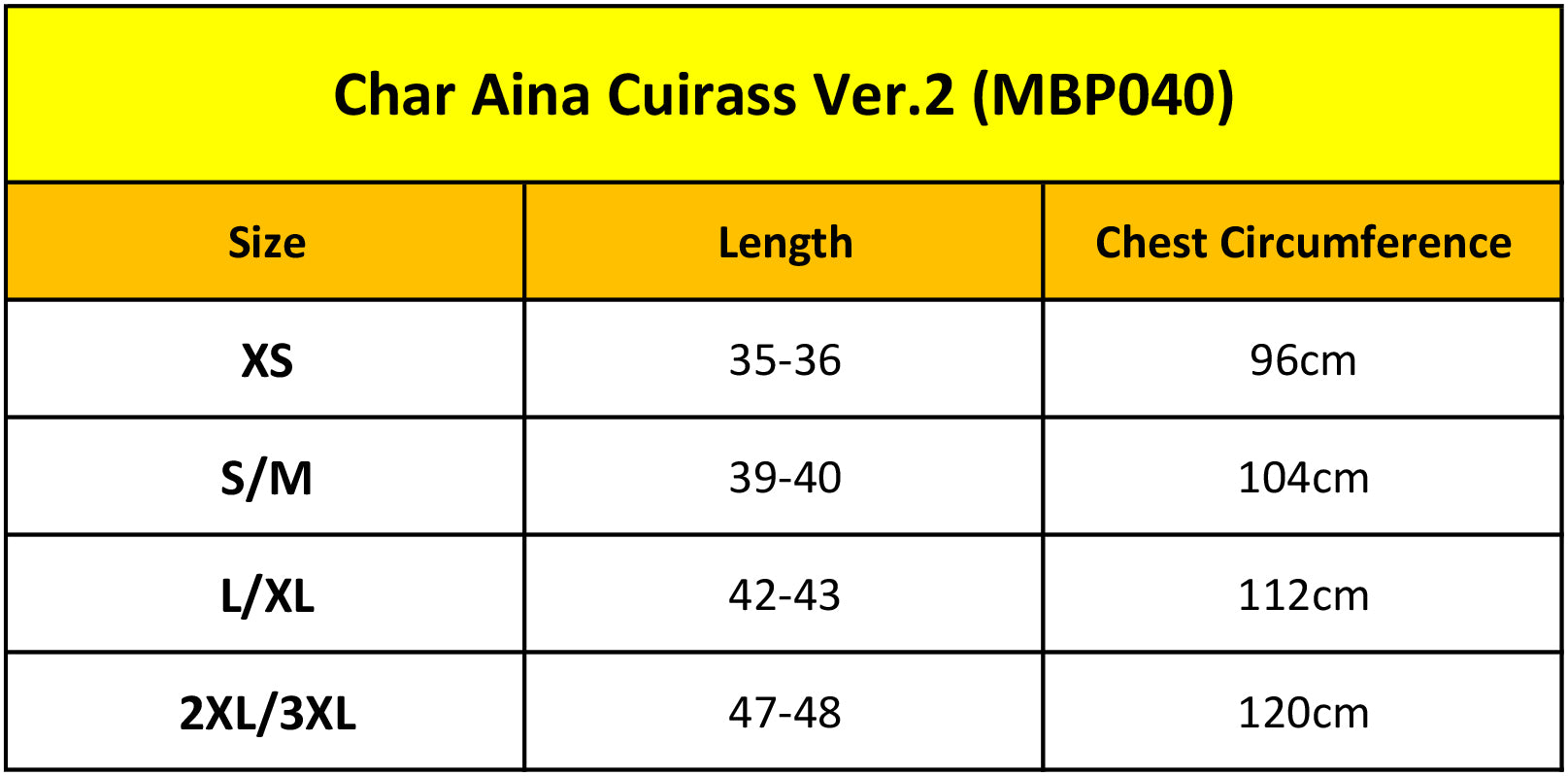 Char Aina Cuirass Ver.2