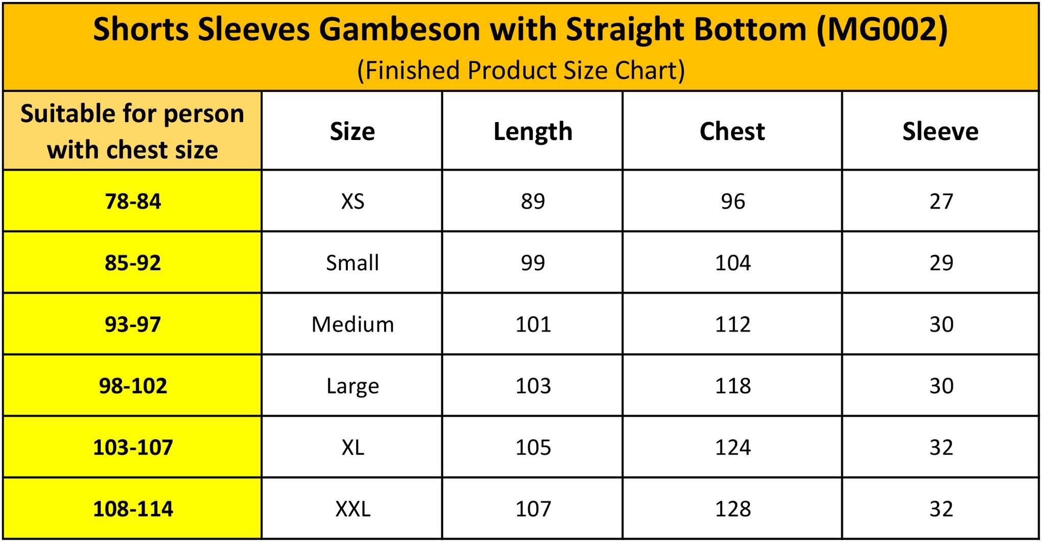 Shorts Sleeves Gambeson with Straight Bottom
