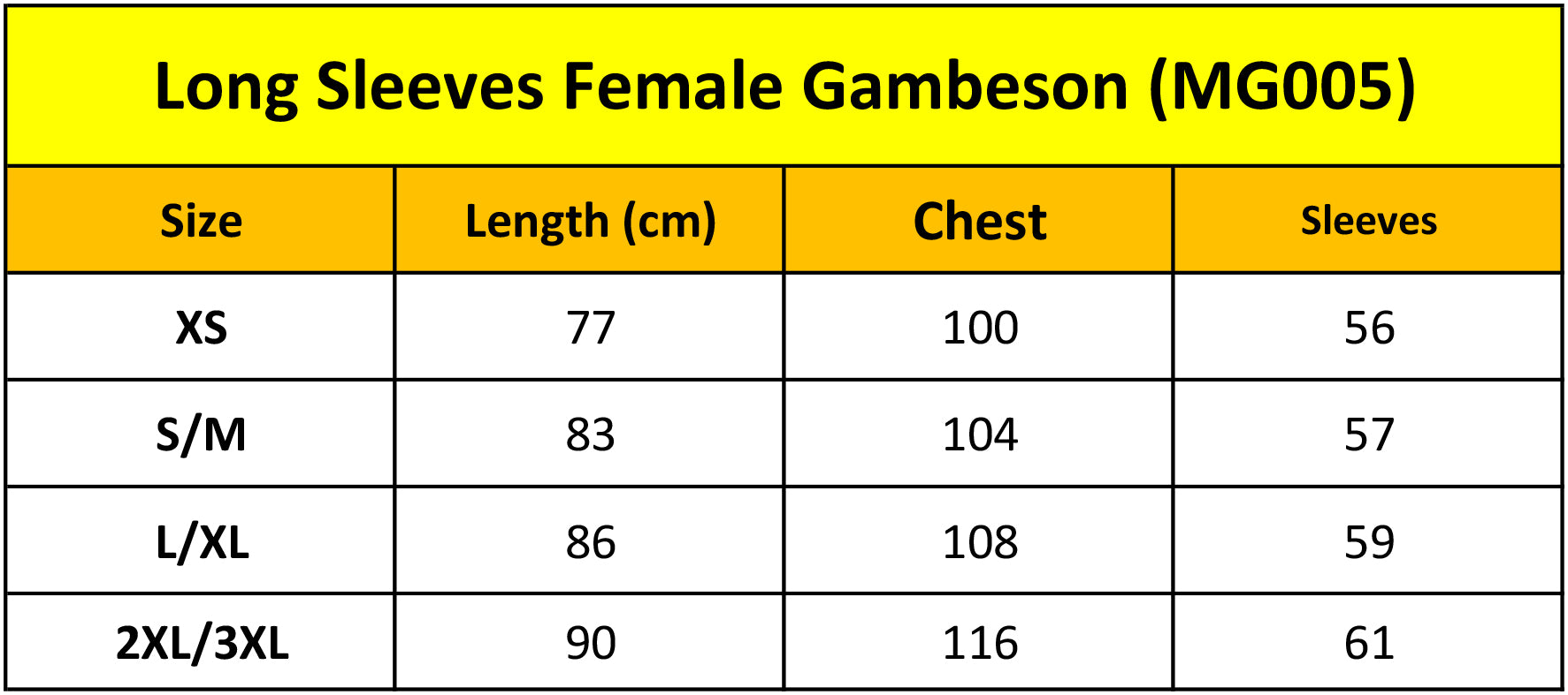 Long Sleeves Female Gambeson