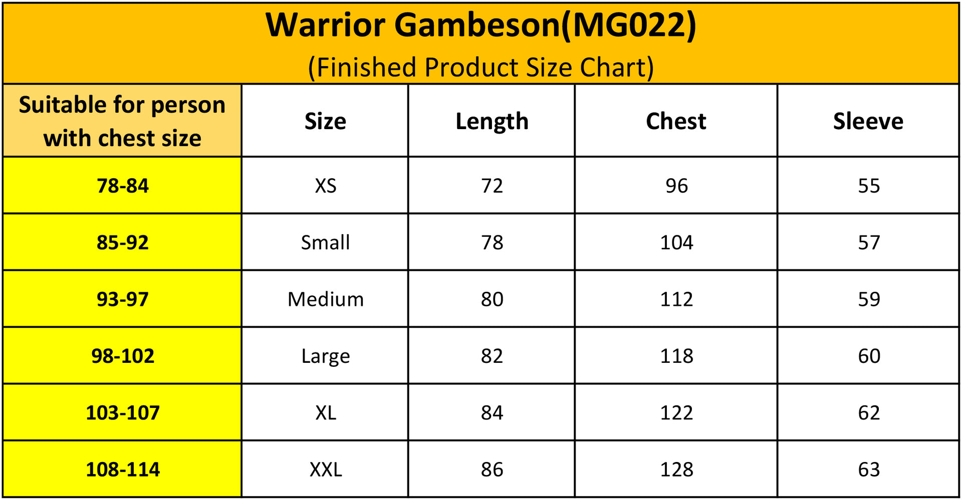 Warrior Gambeson