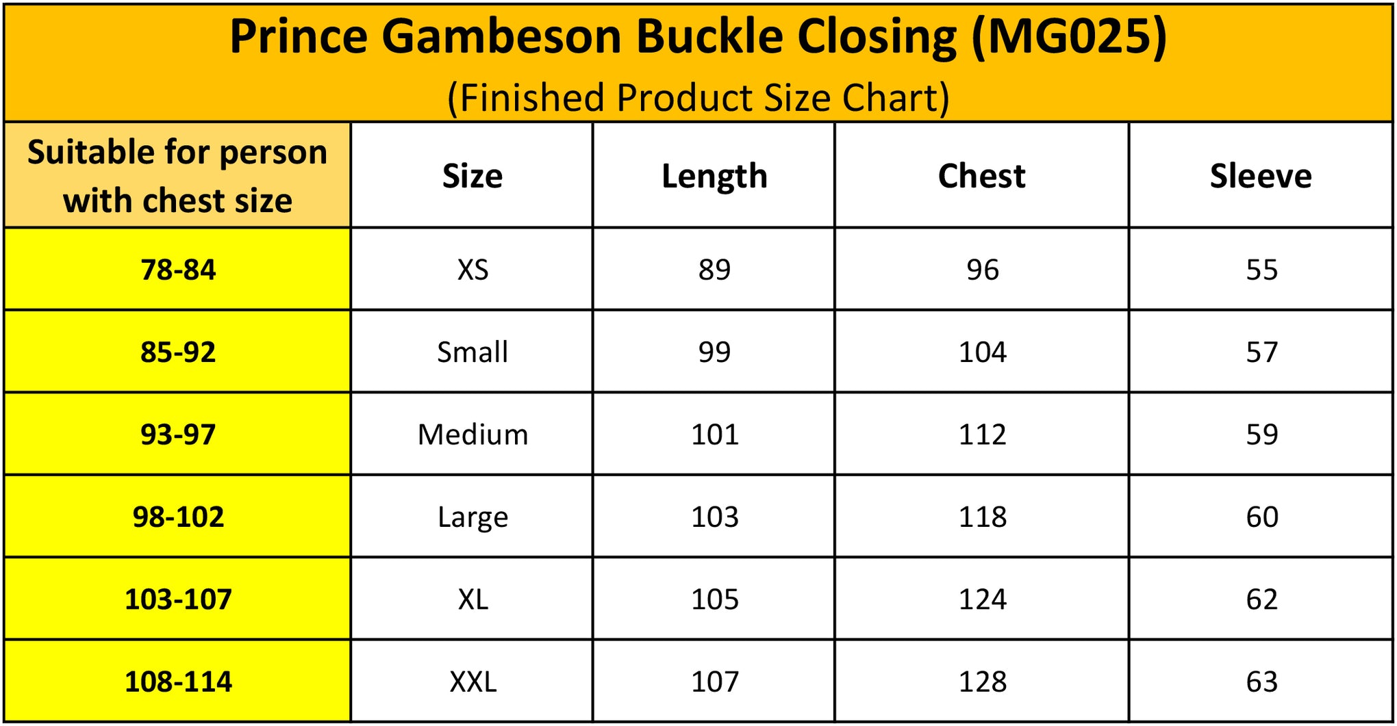 Prince Gambeson Buckle Closing