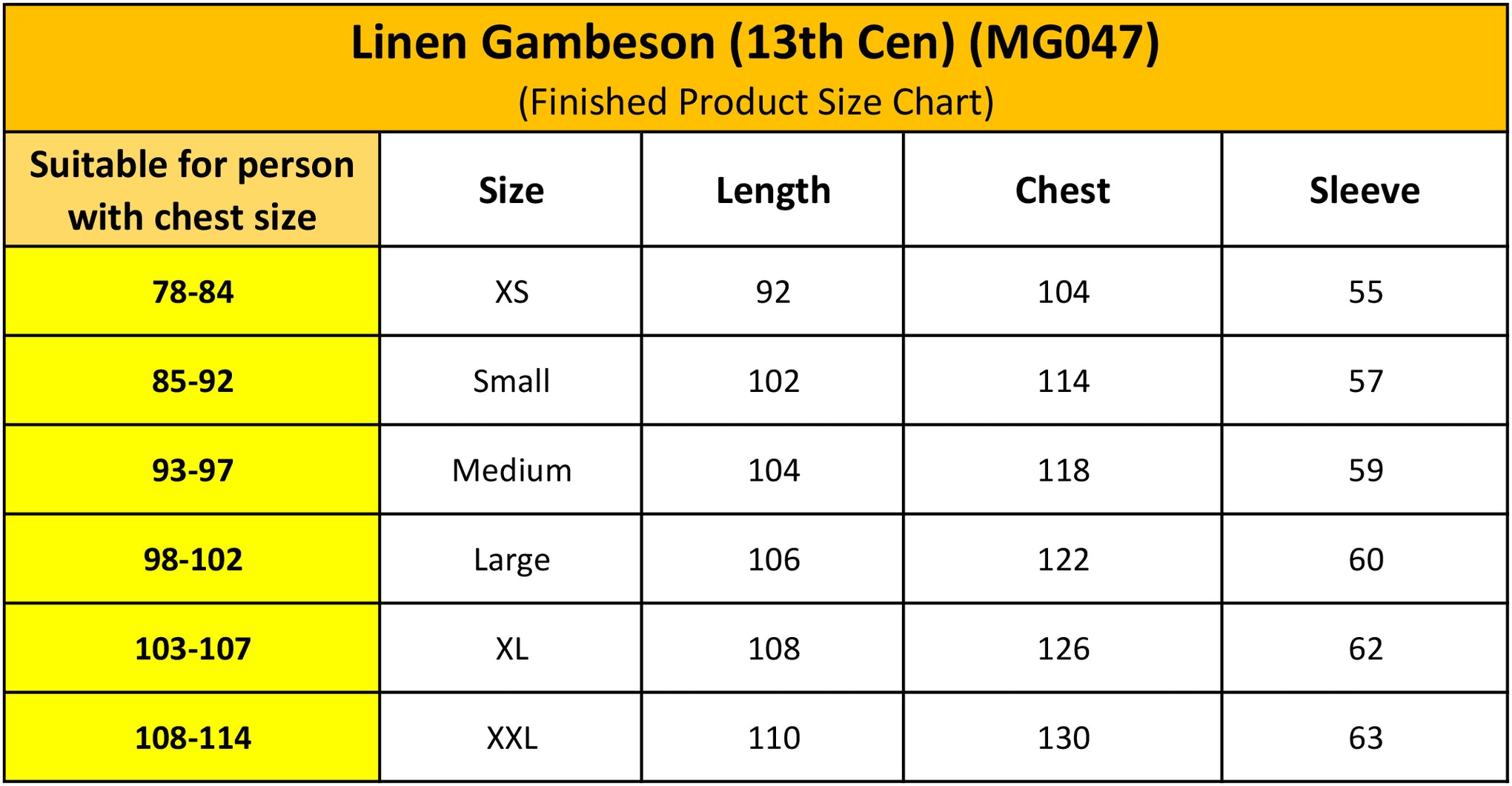 Gambeson (11th - 13th Century)