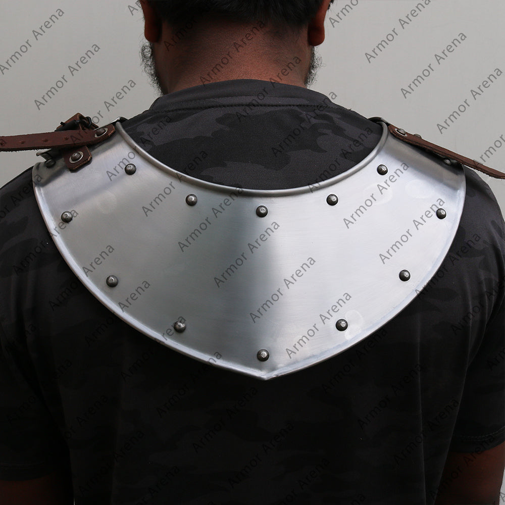 Metal Gorget With Maltese Cross