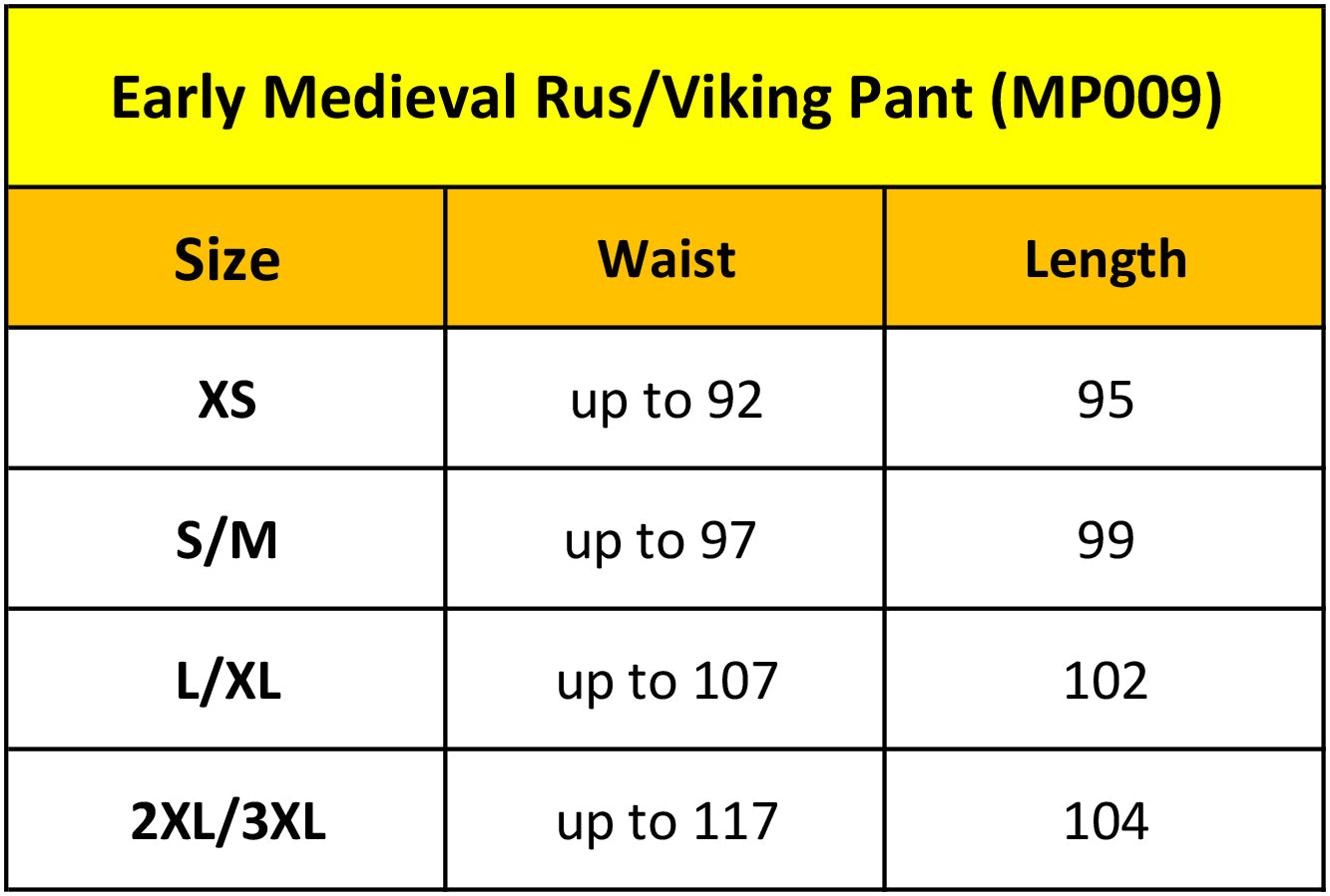 Early Medieval Rus/Viking Trouser