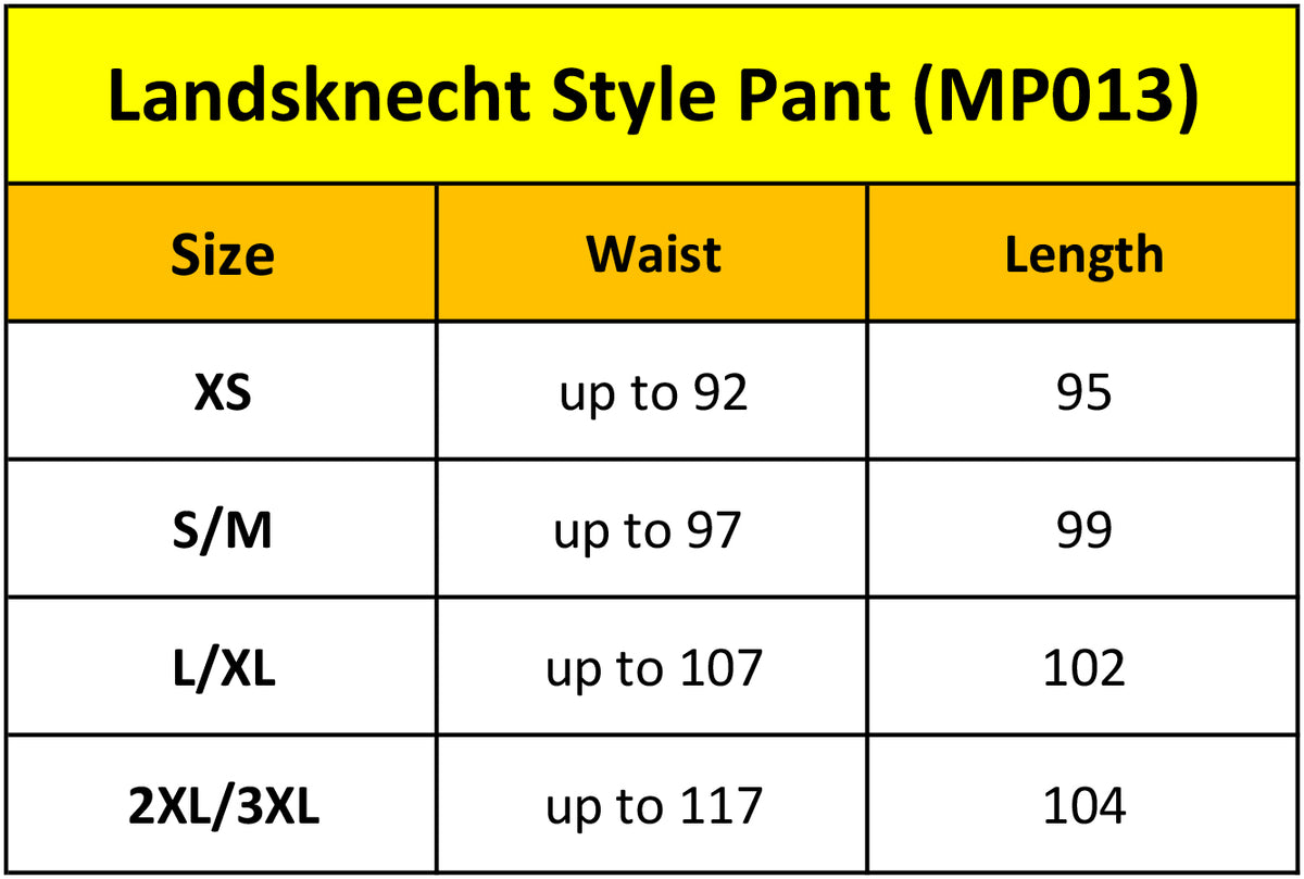 Landsknecht Style Pant