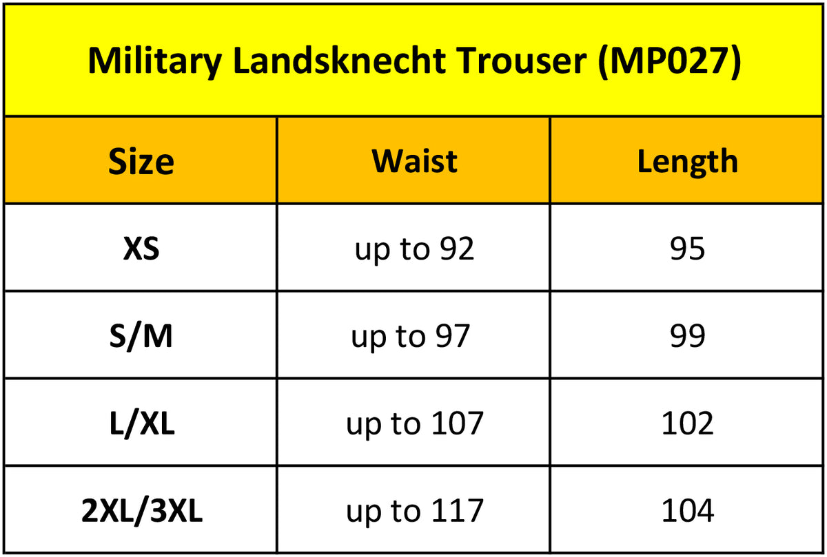 Military Landsknecht Trouser