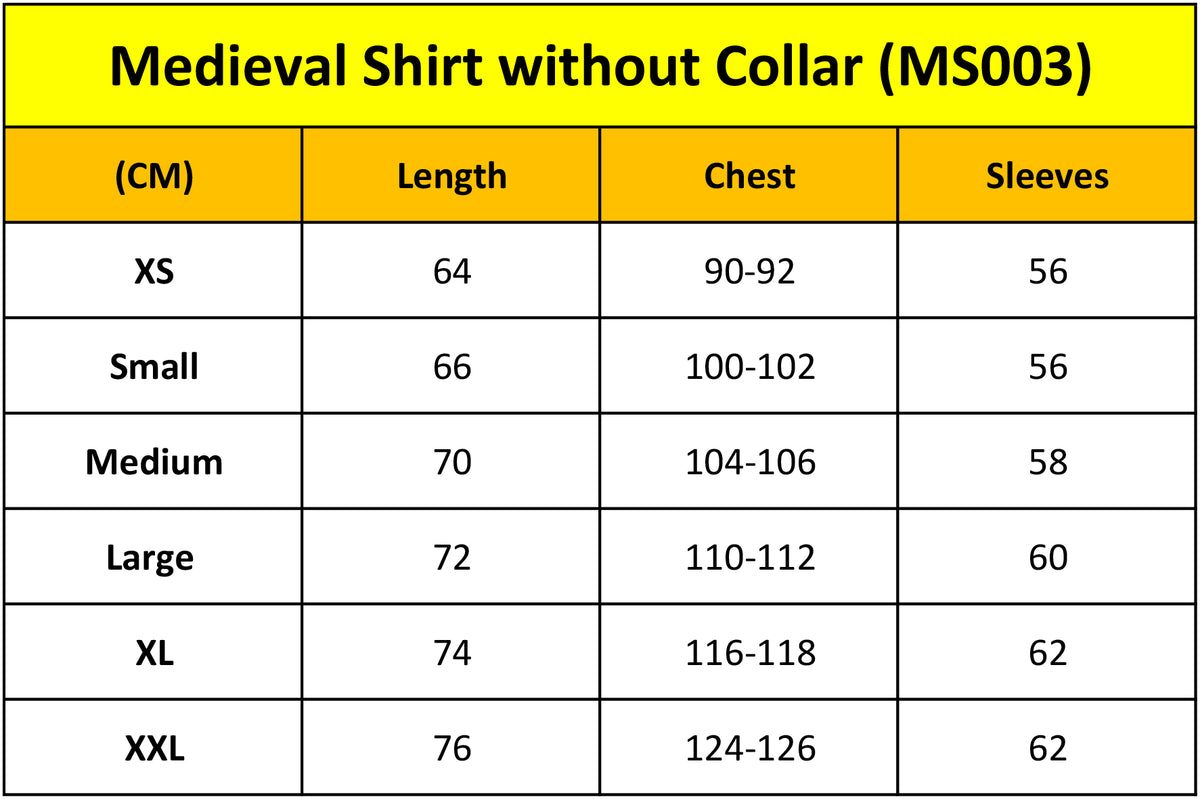 Medieval Shirt without Collar