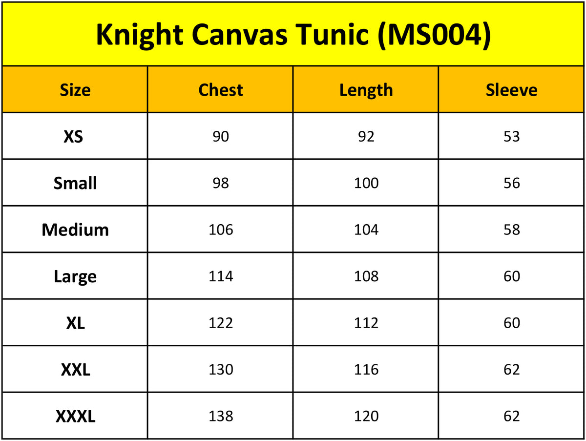 Knight Canvas Tunic