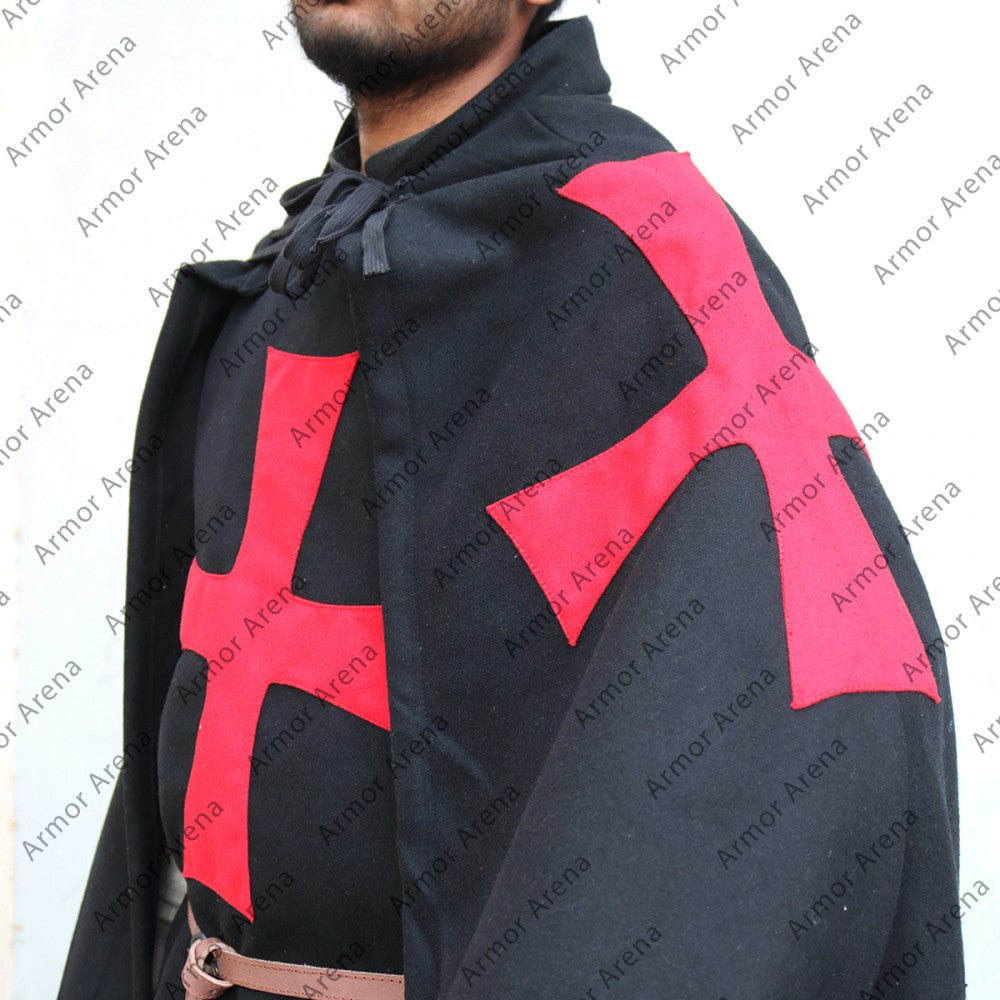 Knight’s Templar Wool Tabard With Cape