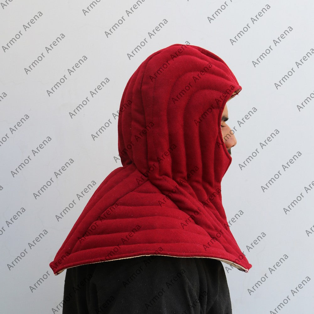Quilted Wool Hood