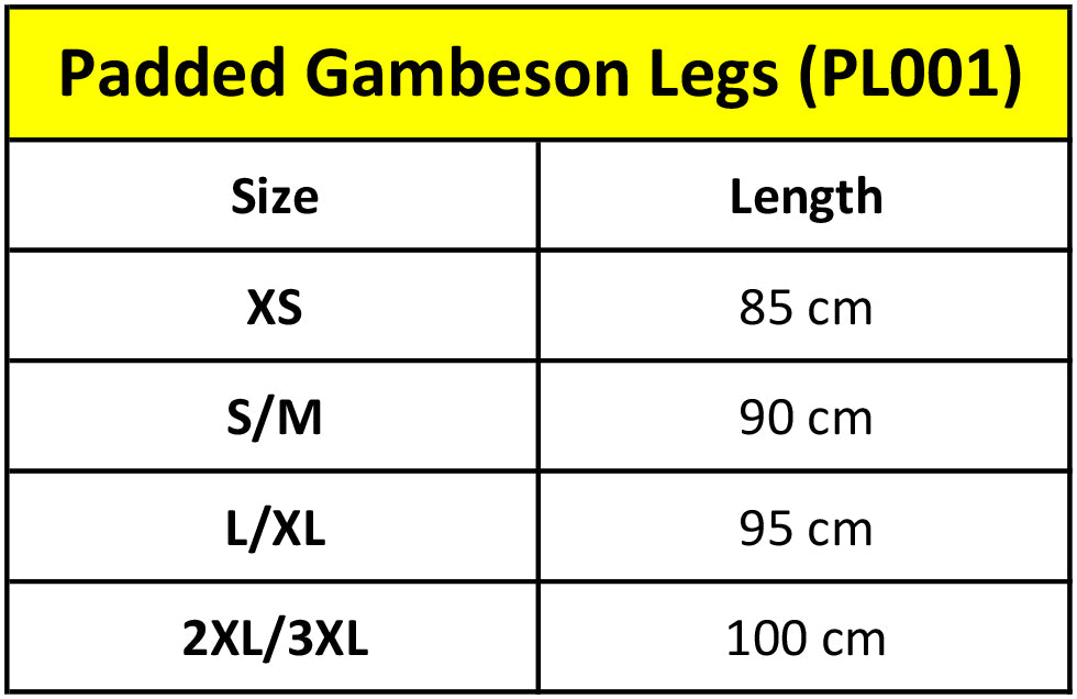 Padded Gambeson Legs