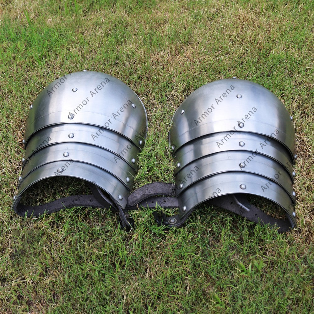 Knight Plate Shoulders Of 14th Century