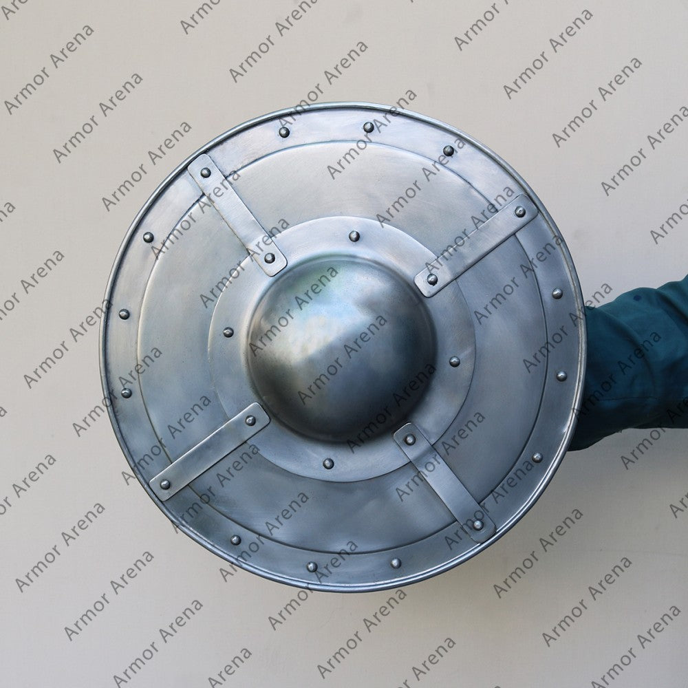 Reinforced Steel Buckler Shield