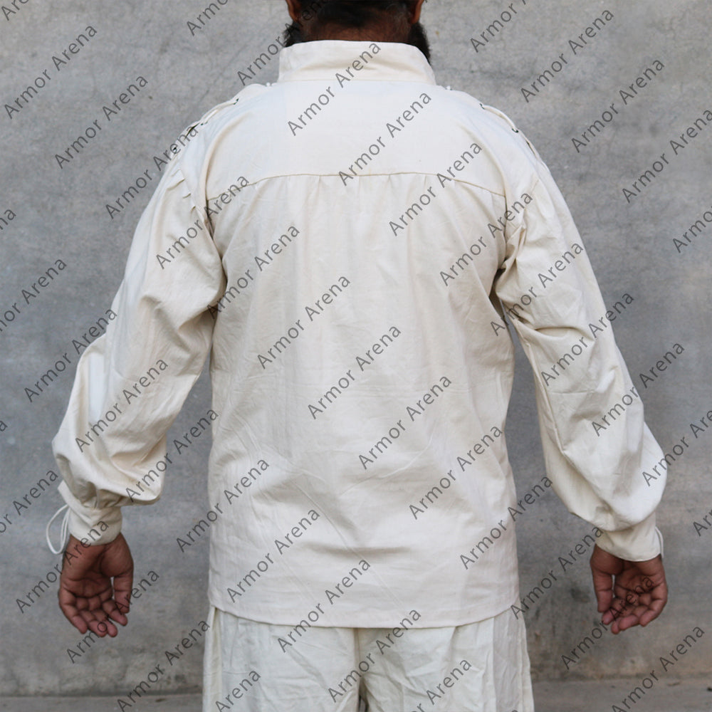 Alex Cotton Shirt with Eyelets