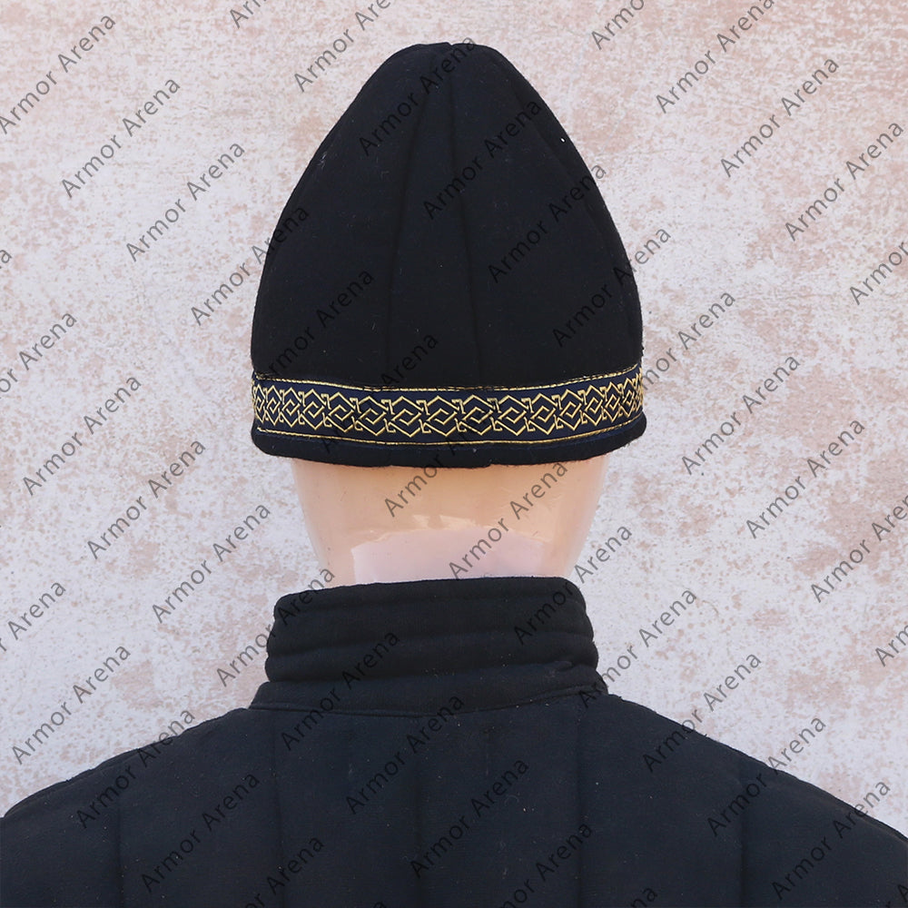 Birka Style Padded Wool Cap