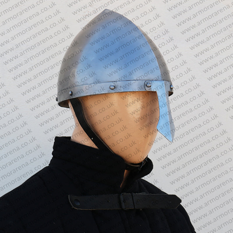Conical Norman Helmet with Riveted Band