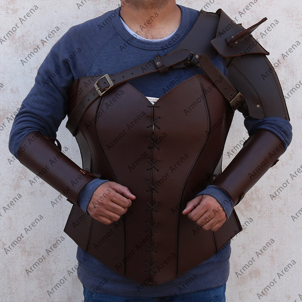 Melina Leather Bracers