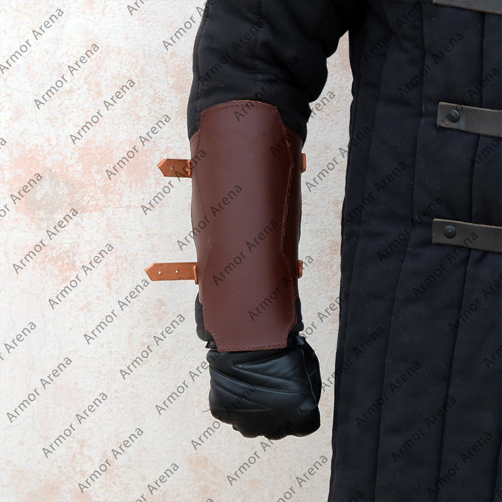 Medieval Leather Bracers