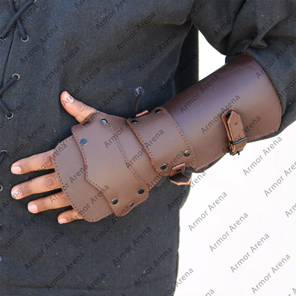 Leather Gauntlets