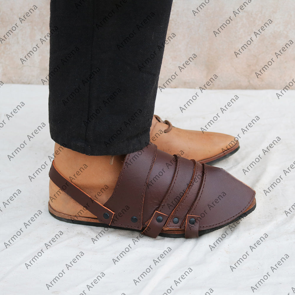 Vintage Leather Sabatons