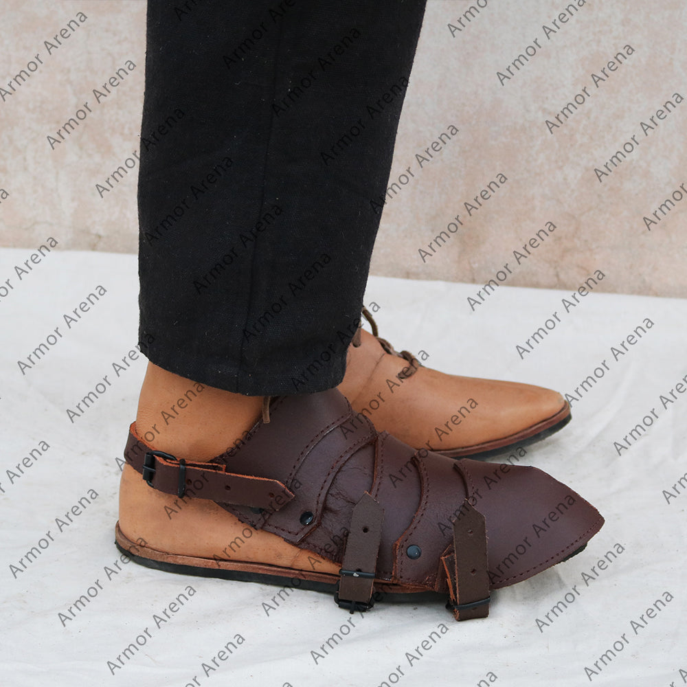 Medieval Leather Sabatons