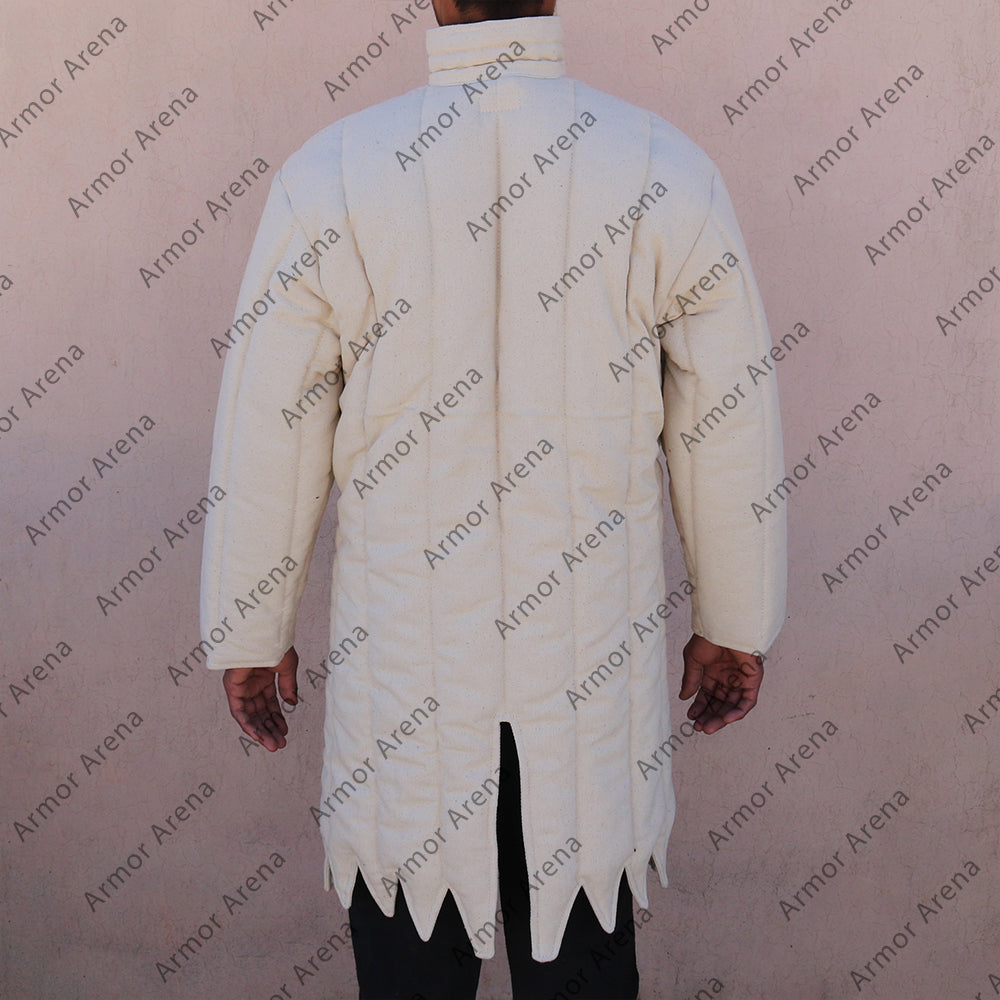 Long Sleeves Gambeson with Pointed Bottom