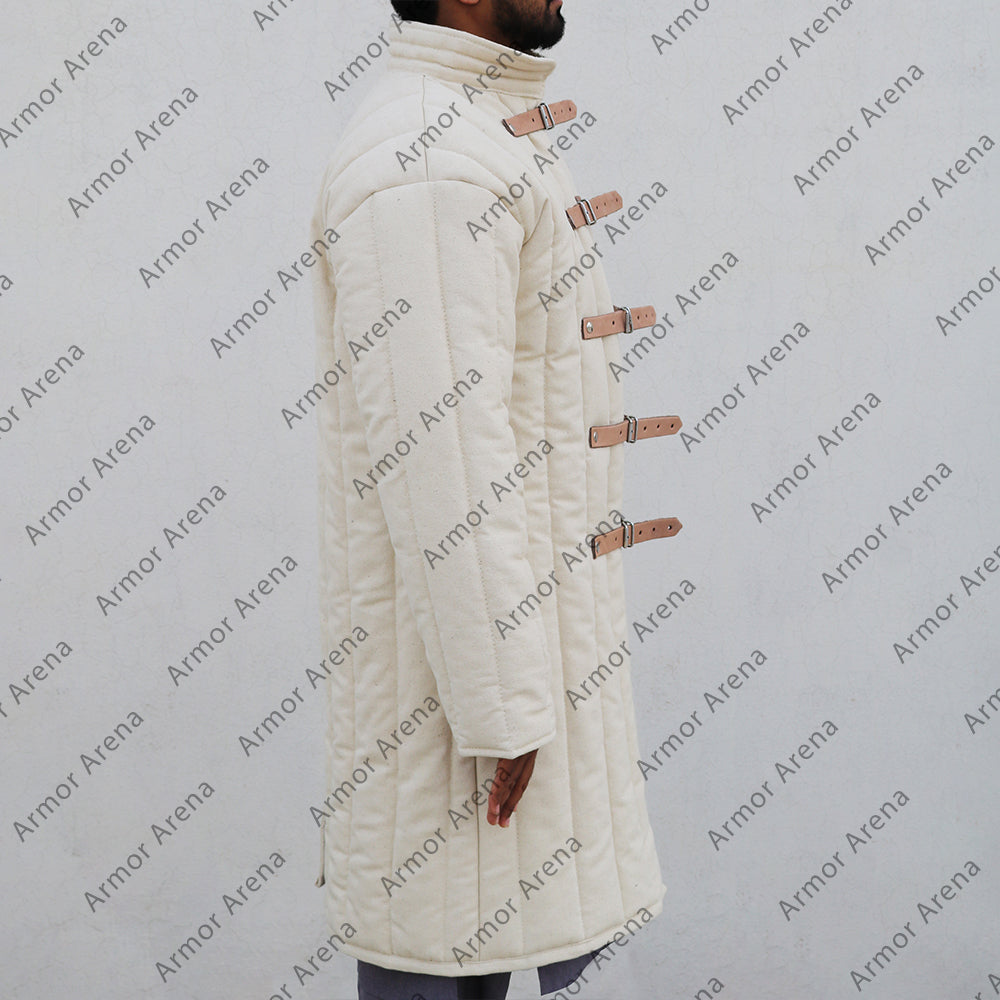 Long Sleeves Gambeson with Straight Bottom