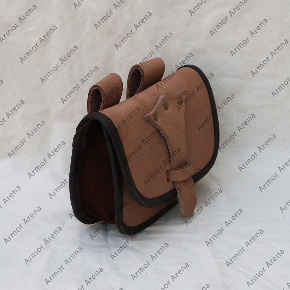 Medieval Leather Belt Bag