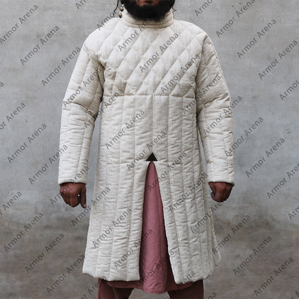 Rhombus Linen Gambeson Maciejowski Bible